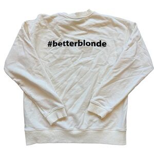 Random Golf Club Charlie+Co Crewneck Sweatshirt Men’s M Ivory Golf Better Blonde